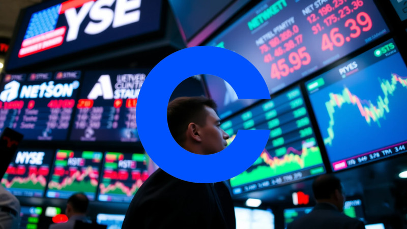 Beitragsbild zu Coinbase Aktie: Großbanken greifen zu