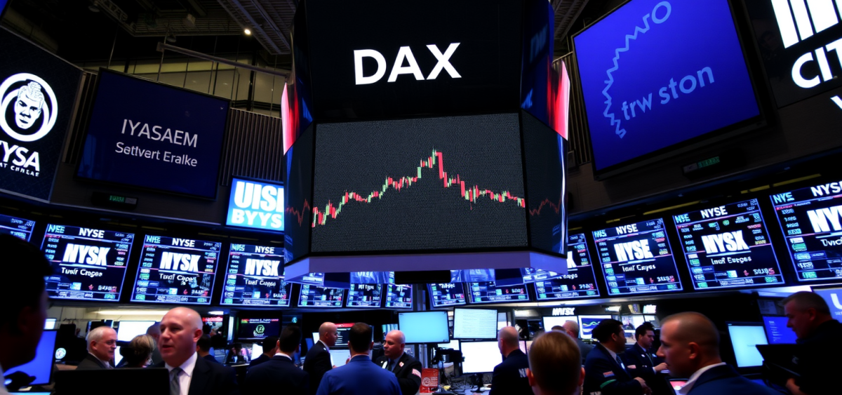 Beitragsbild zu DAX: Zähe Talfahrt