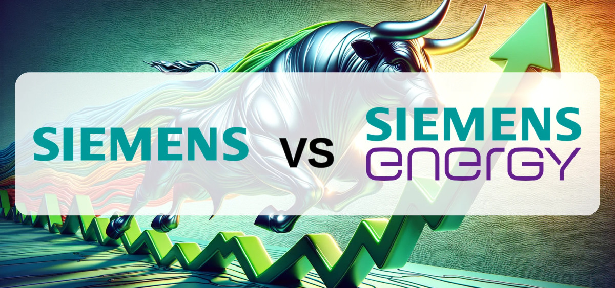Beitragsbild zu Siemens- vs. Siemens-Energy-Aktie: Wer gewinnt das Energiewende-Duell?