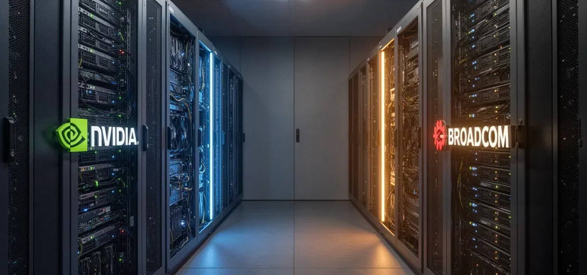 Beitragsbild zu Nvidia Aktie: Broadcom greift an