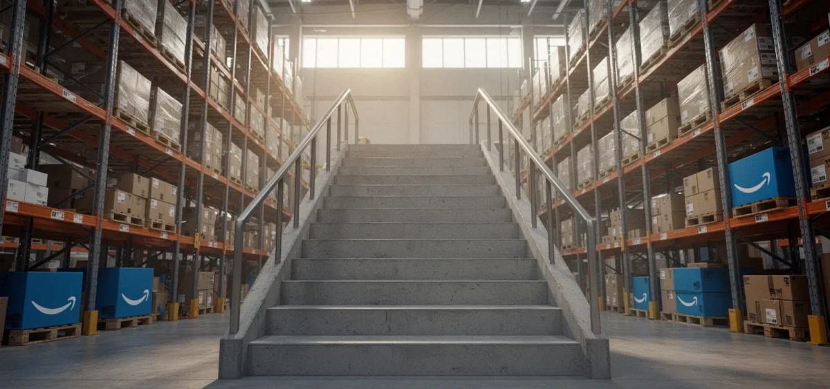 Beitragsbild zu Amazon Aktie: Treppen kein Hindernis mehr