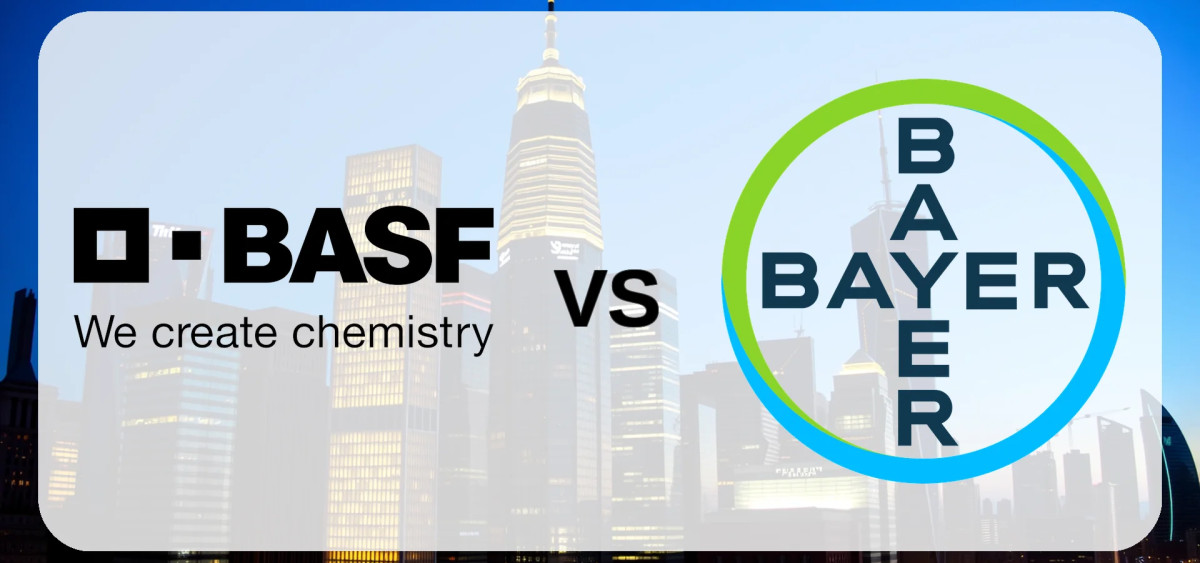 Beitragsbild zu BASF- vs. Bayer-Aktie: Chemie-Riesen im Härtetest