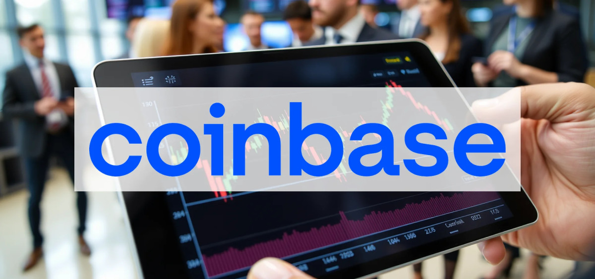 Beitragsbild zu Coinbase Aktie: Bedrückte Stimmung!