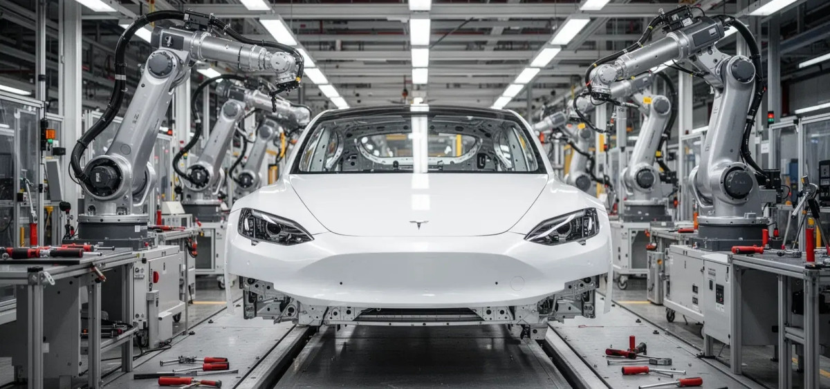 Beitragsbild zu Tesla Aktie: Umbau geht weiter