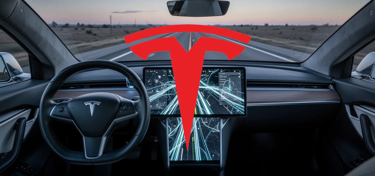 Beitragsbild zu Tesla Aktie: 9 Milliarden Meilen FSD