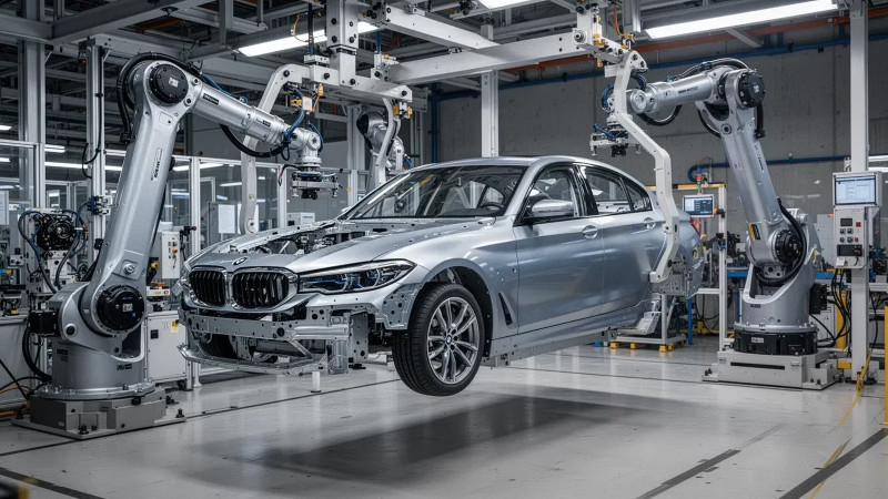 Beitragsbild zu BMW Aktie: Roboter, Rückrufe, Richtungsentscheidung