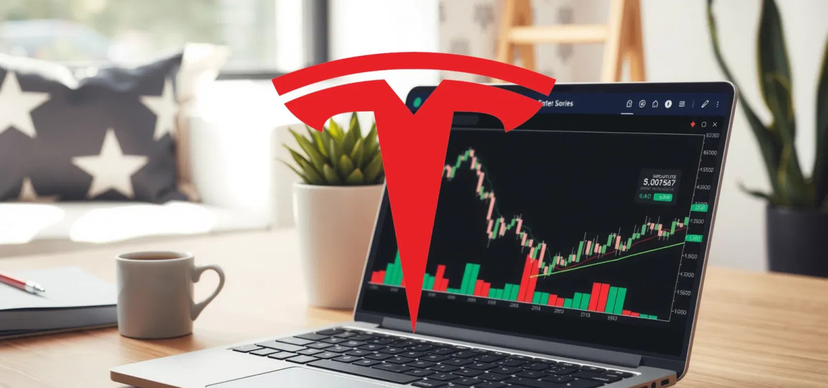 Beitragsbild zu Tesla-Aktie: Total!