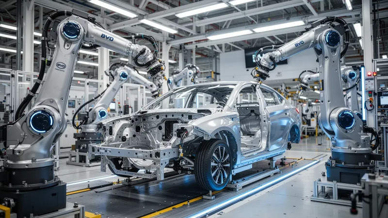 Beitragsbild zu BYD Aktie: Technik-Offensive