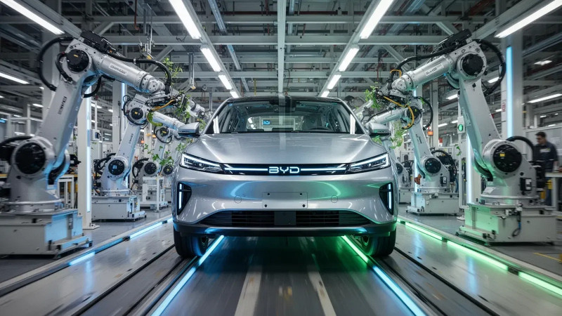 Beitragsbild zu BYD Aktie: Technologie-Event sorgt für Rally