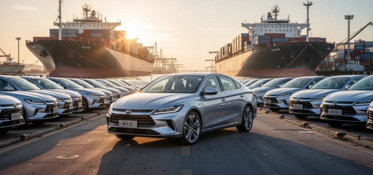 Beitragsbild zu BYD Aktie: Exportrekord