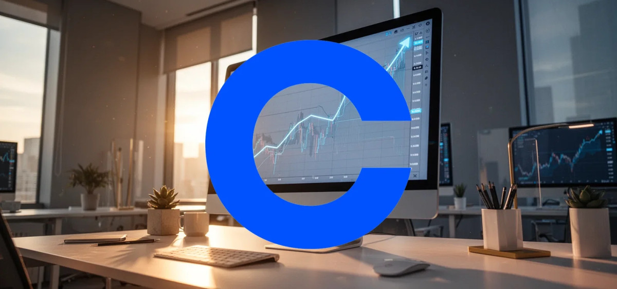 Beitragsbild zu Coinbase Aktie: Starkes Wachstumssignal!