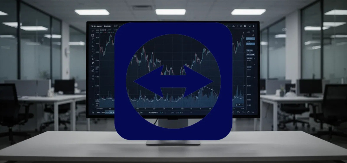 Beitragsbild zu TeamViewer Aktie: Index-Abstieg und trübe Aussichten