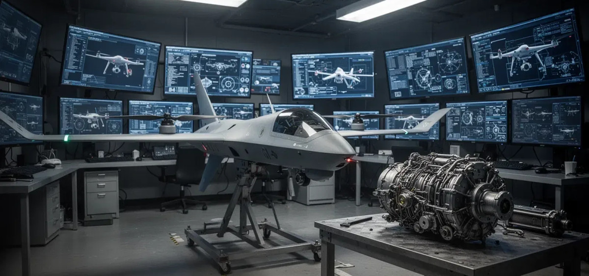 Beitragsbild zu Drohnen-Boom trifft Triebwerks-Krise — fünf Verteidigungs-Aktien im Stresstest