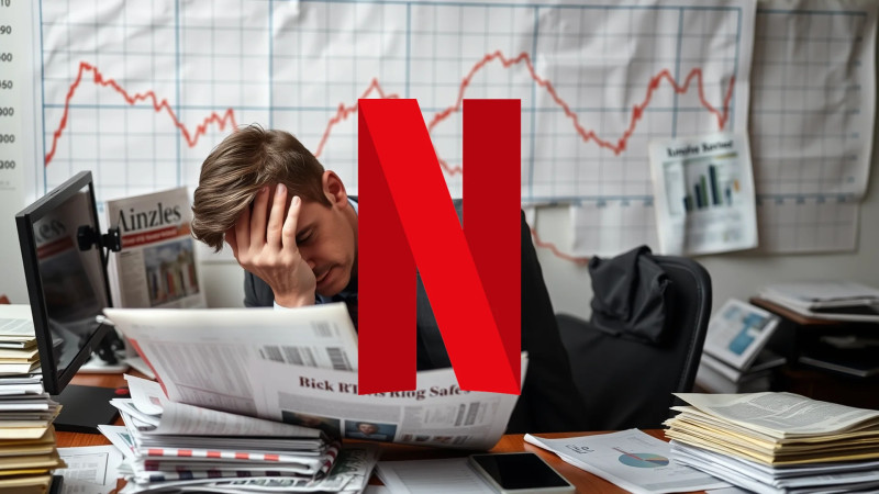 Beitragsbild zu Netflix Aktie: Vorsichtige Marktbewertung