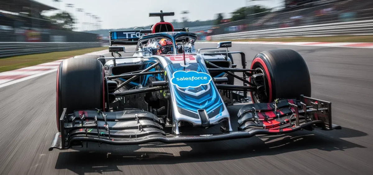 Beitragsbild zu Salesforce Aktie: Formel-1-Deal zündet