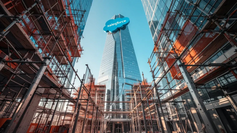 Beitragsbild zu Salesforce Aktie: Radikalumbau läuft