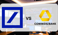 Beitragsbild zu Deutsche-Bank- vs. Commerzbank-Aktie: Welcher Frankfurter triumphiert?