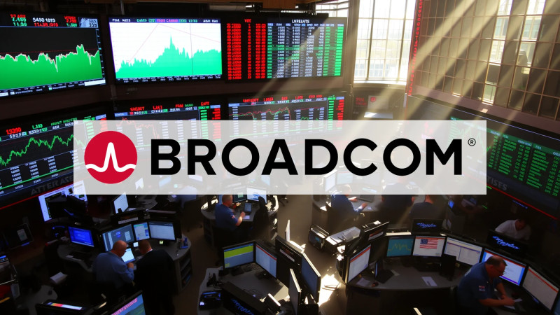 Beitragsbild zu Broadcom Aktie: KI-Boom treibt Rally!