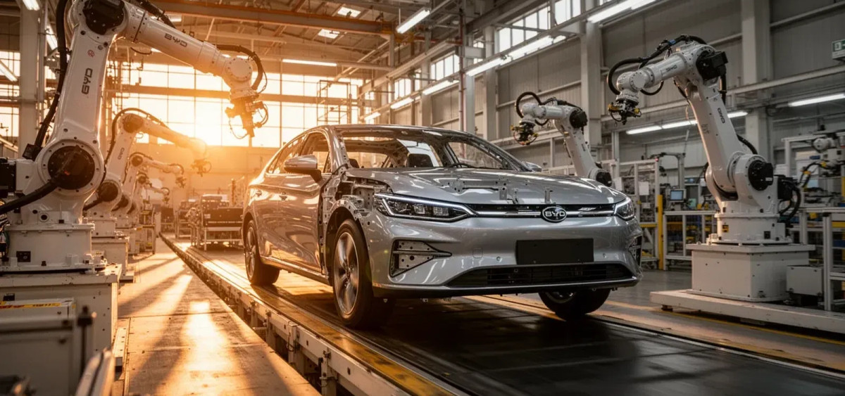 Beitragsbild zu BYD Aktie: Exportrekord überstrahlt Absturz