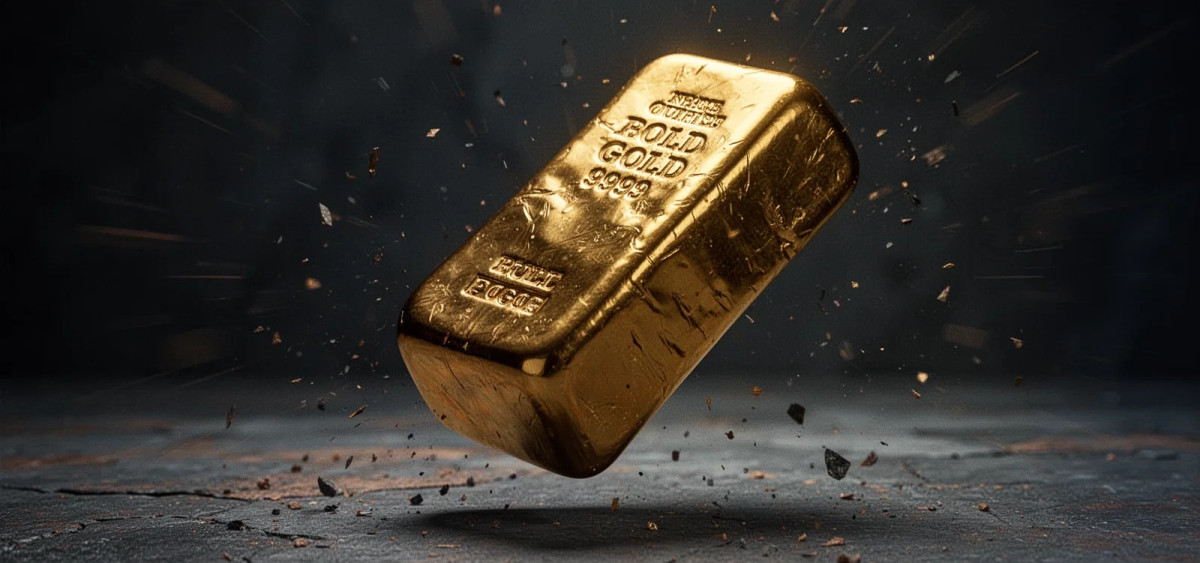 Beitragsbild zu Gold: ETF-Abflüsse beschleunigen den Absturz
