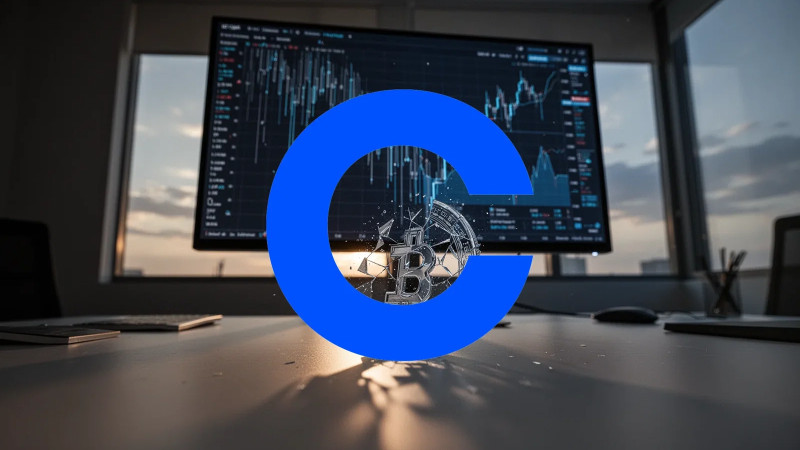 Beitragsbild zu Coinbase Aktie: Kurze Freude!