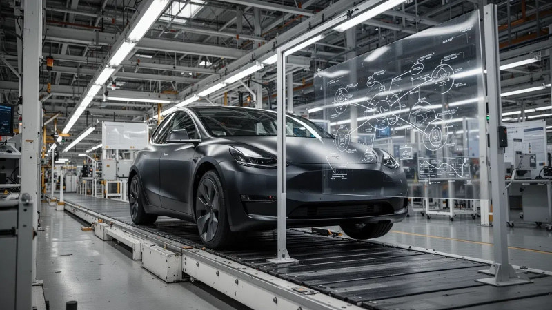 Beitragsbild zu Tesla Aktie: Nüchterne Entwicklungen