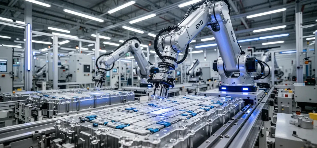 Beitragsbild zu BYD Aktie: Batteriedruck