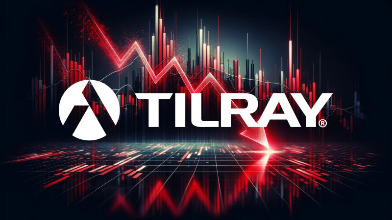 Beitragsbild zu Tilray Aktie: Absturz setzt sich fort