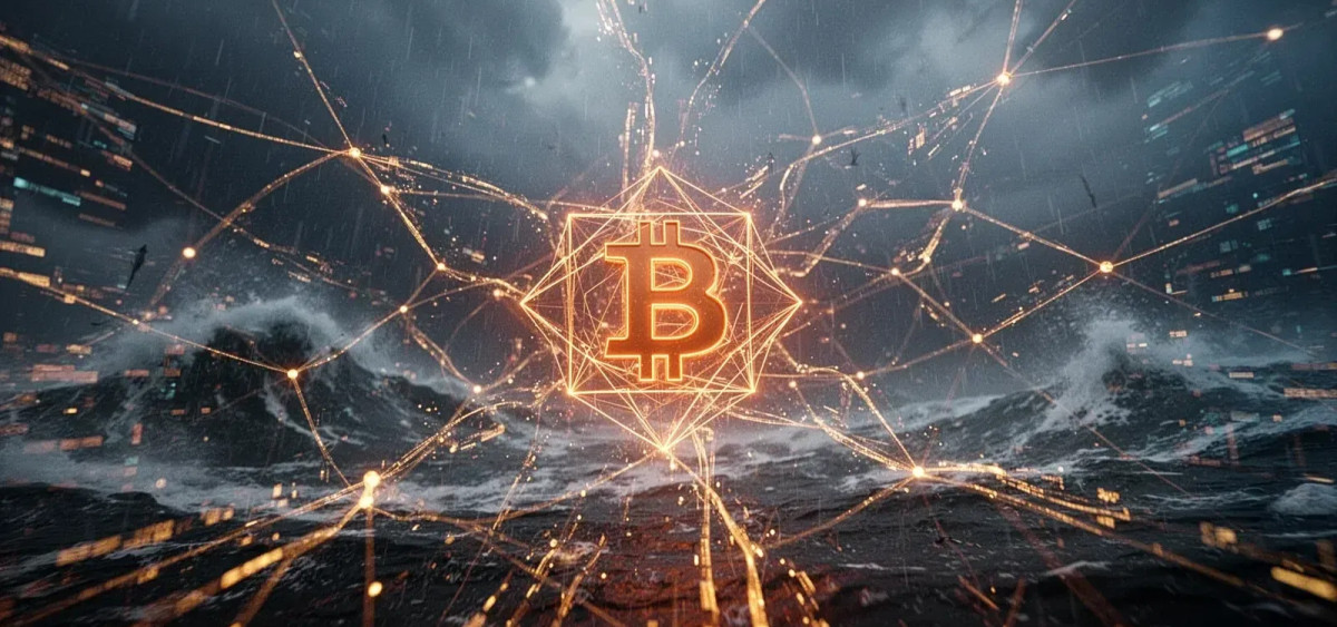 Beitragsbild zu Bitcoin: Widerstandsfähig im Sturm