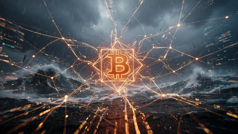 Beitragsbild zu Bitcoin: Widerstandsfähig im Sturm