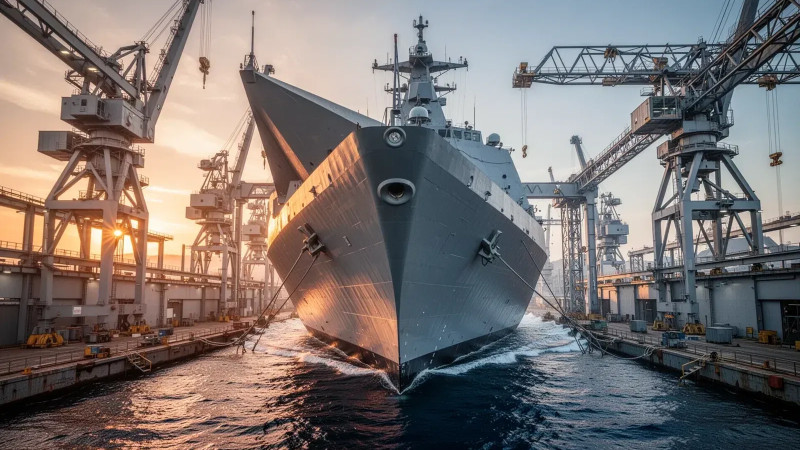 Beitragsbild zu Rheinmetall Aktie: Kriegsschiffe und Kürzungen