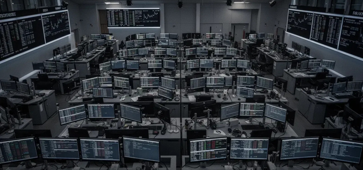 Beitragsbild zu DAX: Konjunkturschock trifft Frankfurter Parkett