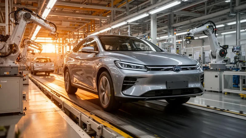 Beitragsbild zu BYD Aktie: Ford überholt!