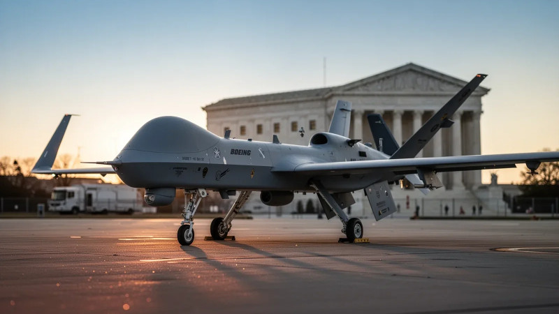 Beitragsbild zu Boeing Aktie: Zwischen Drohnen und Strafverfolgung