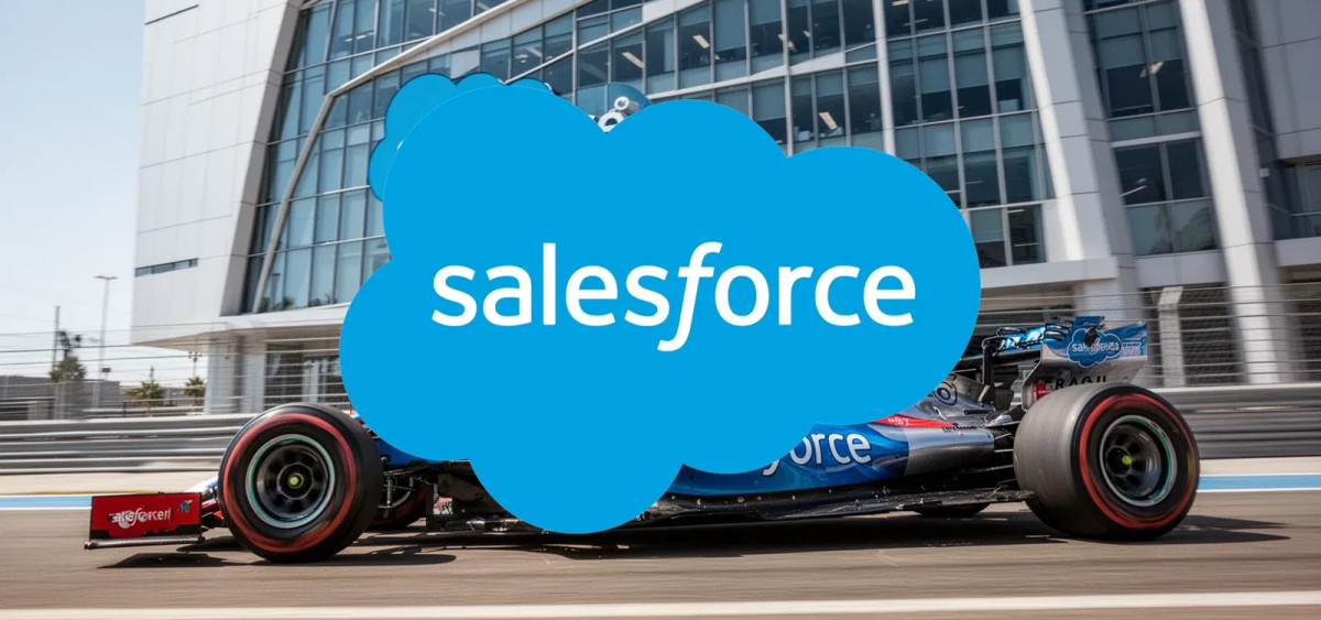 Beitragsbild zu Salesforce Aktie: Formel 1 Deal