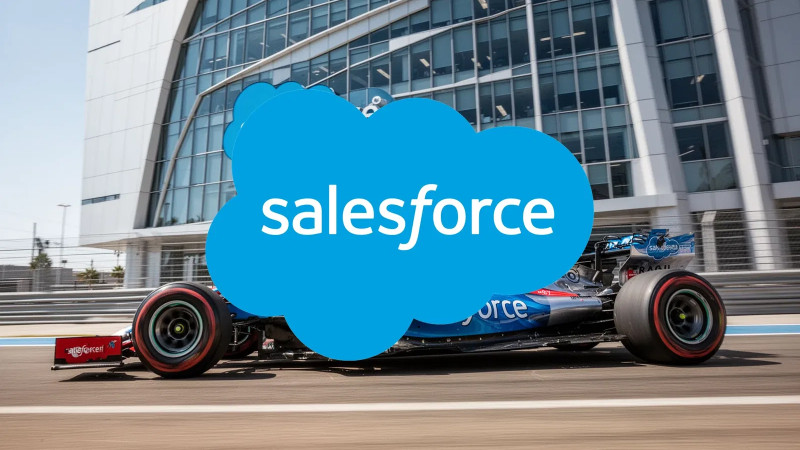 Beitragsbild zu Salesforce Aktie: Formel 1 Deal