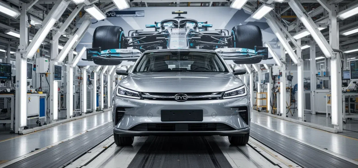 Beitragsbild zu BYD Aktie: F1-Übernahme im Gespräch