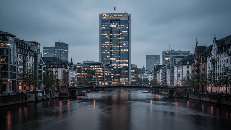 Beitragsbild zu Commerzbank Aktie: Makro setzt Banken unter Druck