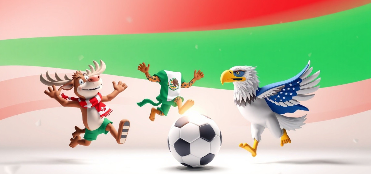 Beitragsbild zu FIFA enthüllt Maskottchen-Trio für die WM 2026: Maple, Zayu und Clutch