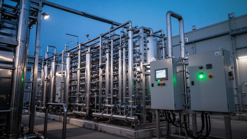 Beitragsbild zu thyssenkrupp nucera senkt die Prognose, Aktie stabil 