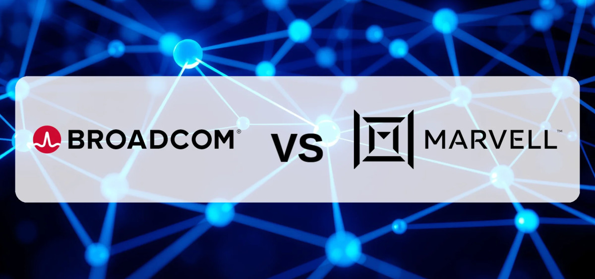Beitragsbild zu Broadcom- vs. Marvell-Aktie: Wer gewinnt das KI-Infrastruktur-Rennen?