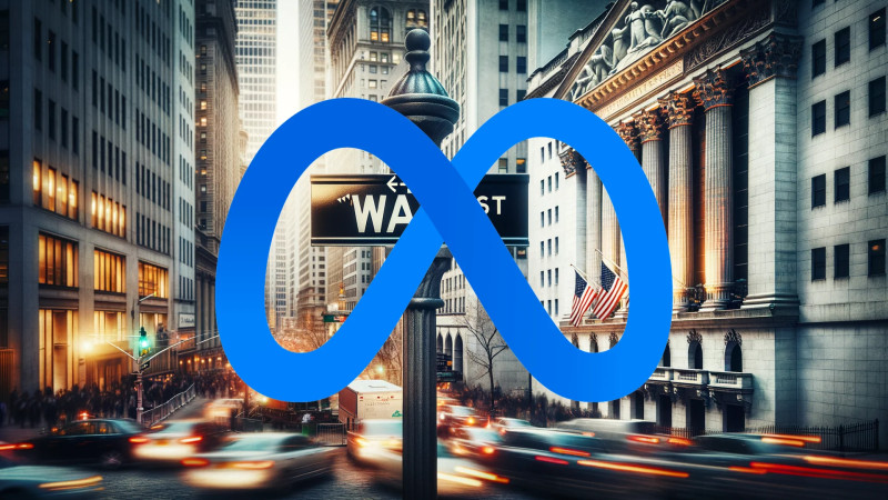 Beitragsbild zu Meta Aktie: Doppelter Druck