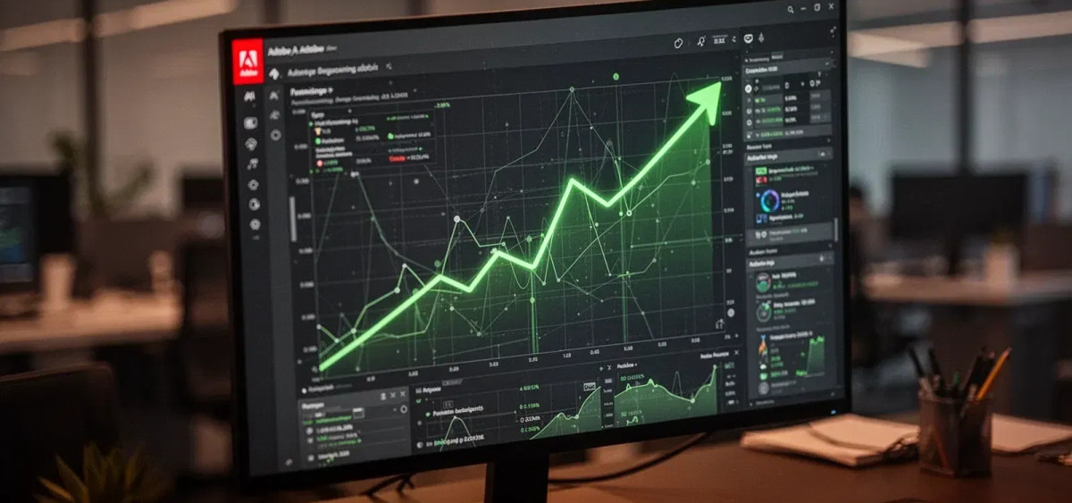 Beitragsbild zu Adobe Aktie: Rekordgewinn ignoriert