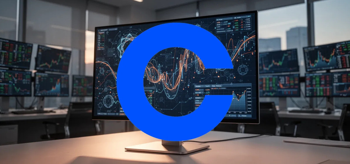 Beitragsbild zu Coinbase Aktie: Angriff auf traditionelle Broker