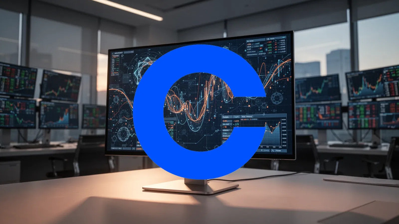 Beitragsbild zu Coinbase Aktie: Angriff auf traditionelle Broker