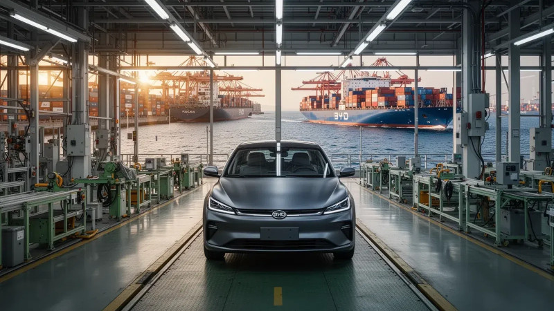 Beitragsbild zu BYD Aktie: Heimmarkt schwächelt, Welt kauft