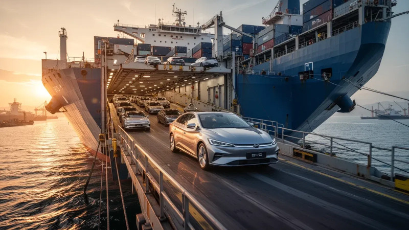 Beitragsbild zu BYD Aktie: Exportboom