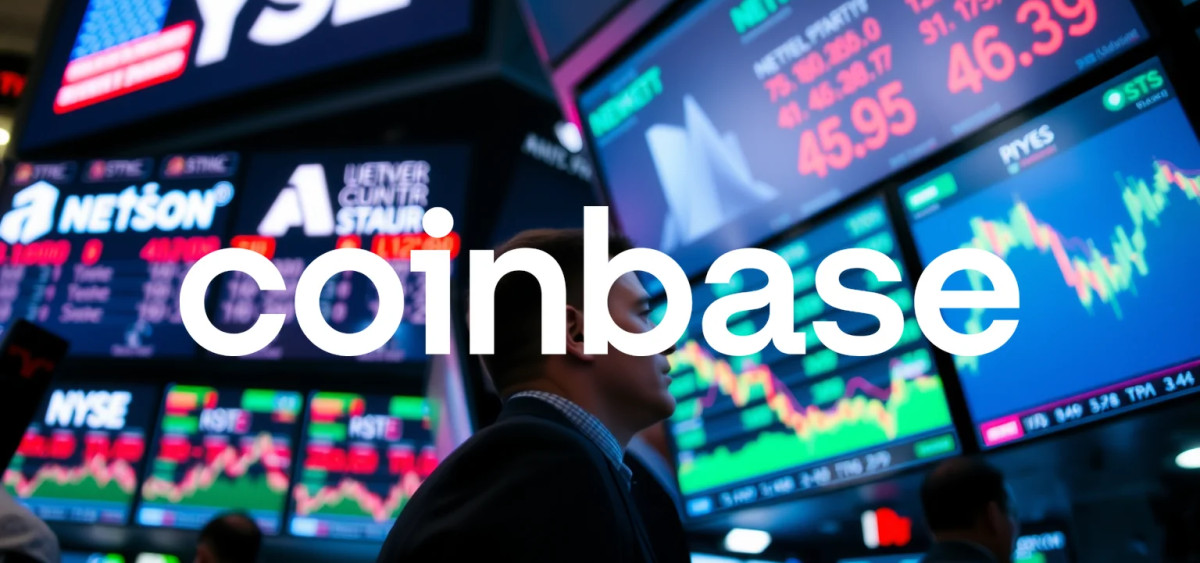 Beitragsbild zu Coinbase Aktie: Krypto-Riese unter Druck