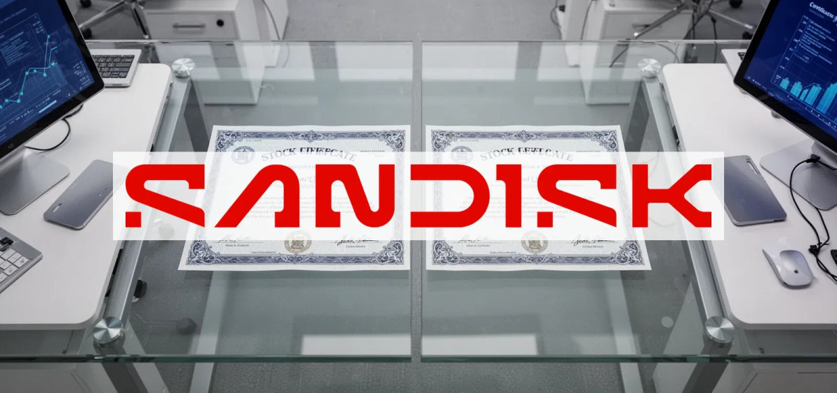 Beitragsbild zu SanDisk Aktie: Aktien-Split rückt näher