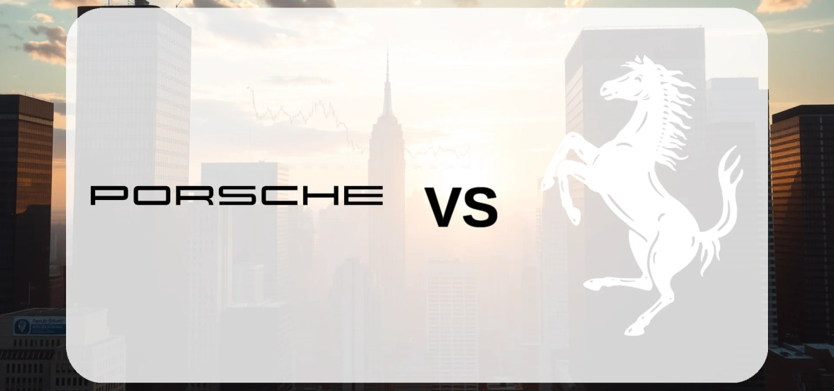 Beitragsbild zu Porsche- vs. Ferrari-Aktie: Strategie-Bremse gegen Luxus-Turbo